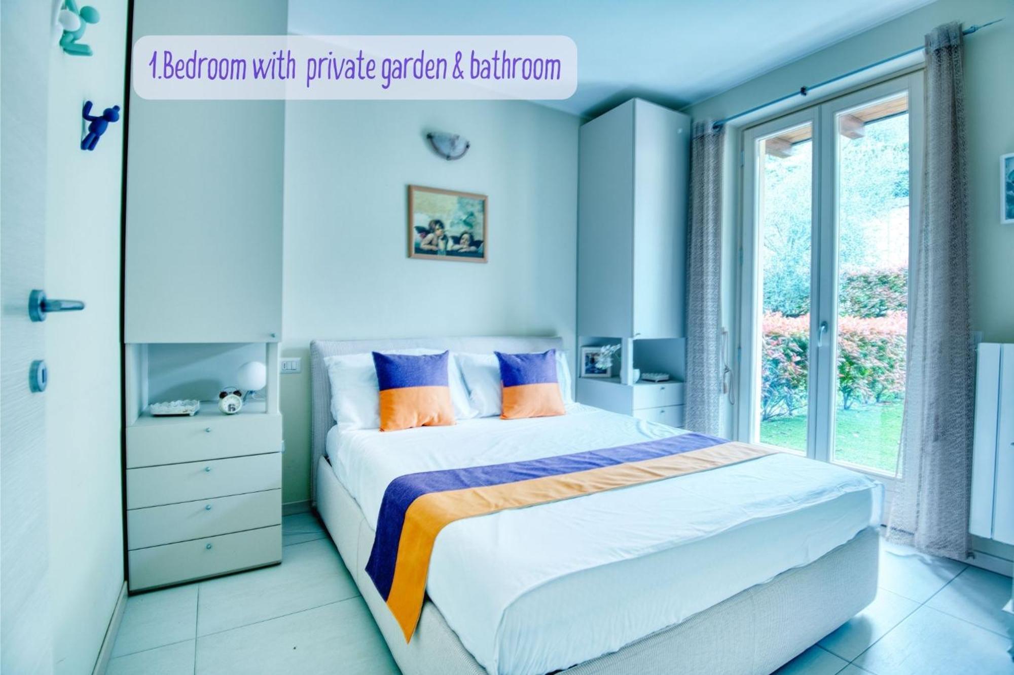 Panorama Lake View, Pool & Garden, 2 Bathrooms, Kingsize & Single-Beds, Fast Internet Toscolano Maderno Exterior foto